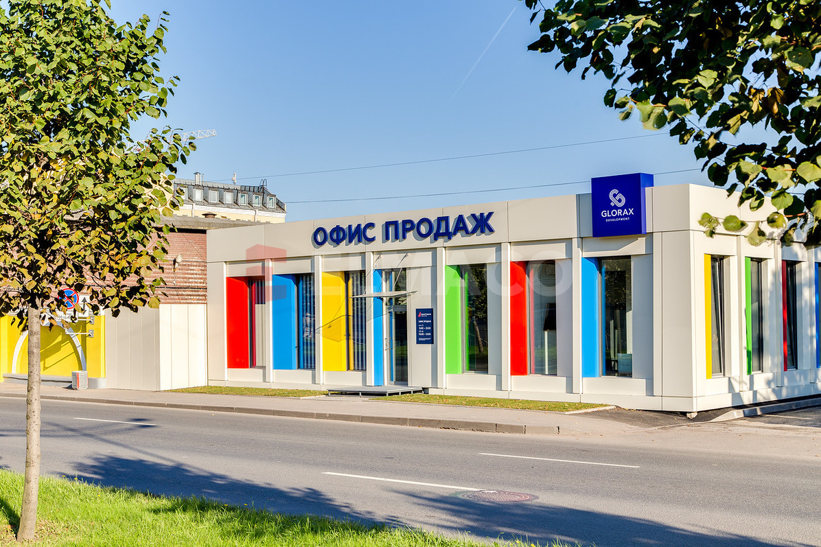 Модульный офис продаж компании Glorax Development